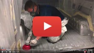 Video post about preparing vehicle floor for protection